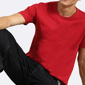Camiseta de Algodón para Hombre, Estilo Urbano, Informal, de Manga Corta, Holgada, para Uso Diario, Verano, Cómoda, Elegante, OEM, ODM - Product Image 4