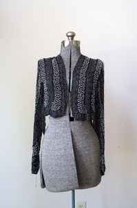 Robe fourreau élégante pour femmes grandes tailles en polyester avec paillettes, perles et broderies, veste pour soirée, cocktail, club, bal de promo - Product Image 3