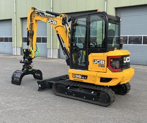 รถขุดขนาดเล็ก JCB 36C-1 PRO กำลังสูง พร้อมหัวจับและบุ้งกี๋ขุด สำหรับงานก่อสร้าง ฟาร์ม และจัดสวน - Product Image 5