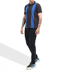 Logo personnalisé imprimé de polos en tissu polyester respirant pour sports d'extérieur, tennis et course à pied - Product Image 2