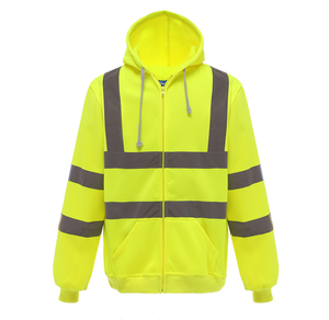Sweat-shirt de sécurité réfléchissant à réflecteur haute visibilité pour la circulation routière, sweats à capuche de sécurité pour moto - Product Image 1