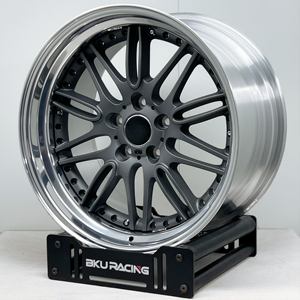 Jantes Bku Style 65 forgées en 2 parties 5x120 pour <span class=keywords><strong>BMW</strong></span> E39 E46 E36 E30 E60 <span class=keywords><strong>E34</strong></span> E38 E90 E92 F30 F10, 18 19 20 pouces, alliage, roue de voiture classique - Product Image 2