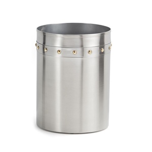 Poubelle de rebut résistante forte en métal avec l'anti finition de corrosion parfaite pour les parcs et les jardins des espaces extérieurs - Product Image 1