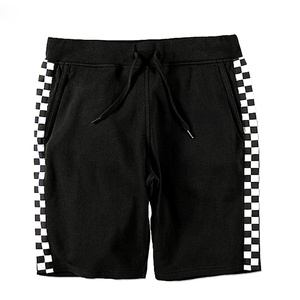 Vêtements de sport Short de gymnastique de course à pied Personnalisé Compression Sueur Entraînement Fitness Sports athlétiques Polyester Nylon Hommes Noir Imprimé - Product Image 1