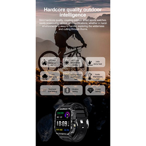 Reloj deportivo inteligente ZW59 con pantalla TFT de 1,95 pulgadas, resistente al agua IP67, monitor de ritmo cardíaco para hombres y mujeres, rastreador de actividad física - Product Image 6