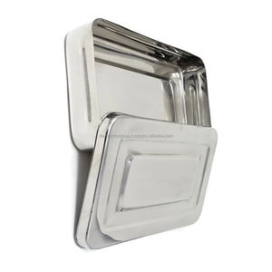 Caja de instrumentos médicos de acero inoxidable, contenedor de esterilización y almacenamiento 8x4x1,5, contenedor médico reutilizable de acero inoxidable - Product Image 6