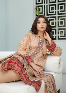 Calidad de exportación shalwar kameez pakistaní Calidad de importación shalwar kameez damas pakistaníes 100% trajes de algodón Trajes de algodón estampados - Product Image 3