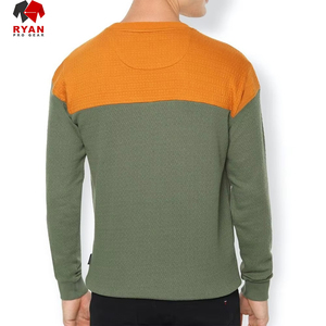 Sudadera de Invierno para Hombre, Corte Casual, Cuello Redondo, Color Sólido, Versátil, Antiencogimiento, Poliéster/Algodón - Product Image 2