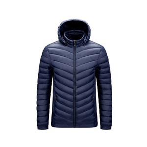 Veste matelassée pour hommes avec col montant Offre Spéciale veste à bulles personnalisée pour l'hiver veste d'extérieur à capuche sur mesure vente en gros - Product Image 1