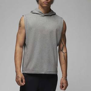 Sudaderas con capucha sin mangas de calidad superior superventas al por mayor, ropa para hombre, camisetas sin mangas de talla grande para hombre, 100% algodón transpirable - Product Image 1