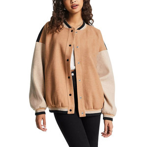 Chaqueta Universitaria Personalizada para Mujer, Estilo Universitario con Letras, Chaqueta de Moda Urbana, Suministro al por Mayor - Product Image 5
