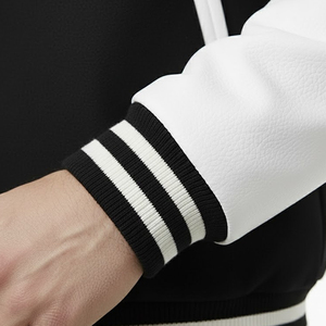 Veste d'hiver universitaire pour homme de la meilleure qualité avec logo personnalisé sur le devant, couleur et design personnalisés - Coupe-vent et respirante, nouvelle arrivée 2025 - Product Image 6