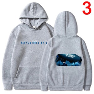 เสื้อมีฮู้ดแขนยาวแฟชั่นผู้ชายเสื้อสเวตเชิ้ตฮิปฮอปลำลองเท่ๆ - Product Image 2