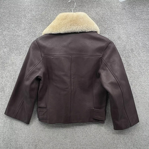Chaquetas de Cuero para Mujer, Chaqueta de Cuero Vacuno 100% de Alta Calidad, Nueva, Elegante, de Secado Rápido, para la Temporada de Invierno - Product Image 2