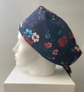 Gorro de fregado, logotipo propio impreso personalizado, cierre de botón de Cinta ajustable, OEM diseño personalizado, suministro de clínica hospitalaria, gorros de fregado a granel, sombrero - Product Image 5