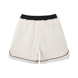 Pantalones cortos de algodón de rizo francés de alta calidad para hombre, pantalones cortos con cordón elástico de estilo informal de Color sólido 100% personalizados - Product Image 6