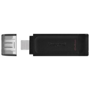 Memoria USB Tipo-C de 64 GB DATATRAVELER 70 3.2 Negra Personalizada con Memoria Integrada de 32 GB y Capacidad de 1 GB para Conductores - Product Image 4