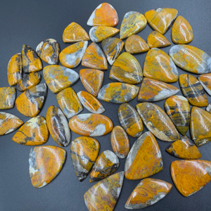 Alta calidad Natural Bumble Bee Gemstone Bumble Bee Cabochon Mix Forma y tamaño Lote al por mayor Piedras preciosas sueltas para la fabricación de joyas - Product Image 1