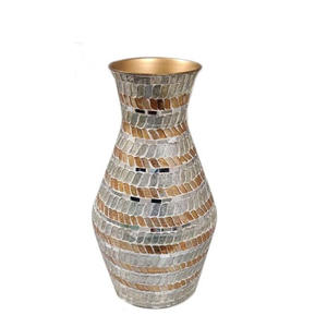 Florero de Metal moderno de lujo Color y tamaño personalizable Jarrón de mesa ligero resistente al óxido para decoración del hogar - Product Image 3