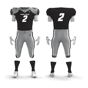 Ensembles d'uniformes de football américain sur mesure directs d'usine Maillots et pantalons extensibles de qualité supérieure pour le collège et l'école - Product Image 5