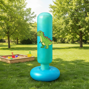 <span class=keywords><strong>Sacco</strong></span> <span class=keywords><strong>da</strong></span> <span class=keywords><strong>Boxe</strong></span> Pesante con Supporto per Allenamento e Rilascio dello Stress per Bambini, Riempibile con Acqua, in PVC con Logo Stampato - Product Image 5