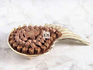 Bols à chocolat en métal pour Ramadan, décoration dorée, bols à chocolat de luxe, bols à chocolat tendance - Product Image 3