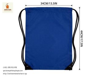 Couleur personnalisée de base unisexe Vietnam 100% Sac à dos à cordon en polyester 420D personnalisé avec logo - Product Image 4
