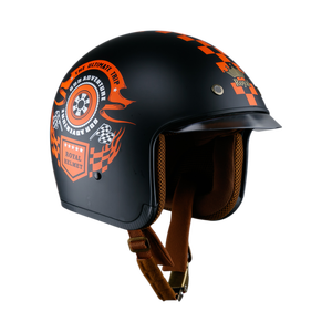 Vietnam M139 Royal Open Face <b>ABS</b> Fully Removable Interior Motorcycle Helmet XL Advanced DOT Standard Quick Release New Condition - Product Image 1