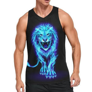 Débardeurs de gymnastique pour hommes de qualité supérieure respirant et léger entraînement sport vêtements de fitness coton vêtements pour hommes grande taille débardeurs - Product Image 1