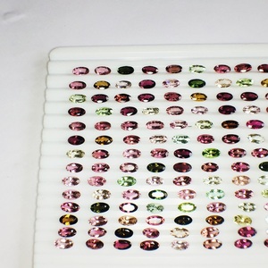 Belle tourmaline naturelle de qualité AAA avec pierre précieuse en vrac au lustre AAA parfaitement calibrée taille 7*5mm pour la fabrication de bijoux - Product Image 5
