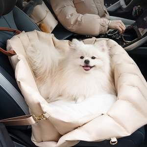 Housse de siège de voiture durable et écologique de luxe pour chien et chat sangle extérieure en polyester doux et confortable pour toutes les saisons - Product Image 4