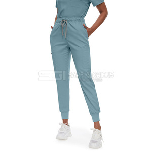 Hospital Medical Men <b>Doctor</b> Scrub Suits for Summer Men Wear Hospital Scrubs Nursing Surgical Uniforms <b>Sets</b> for Men - Product Image 4