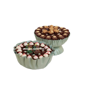 Bol à chocolat fantaisie en métal, brillant, poli à la main, bol à bonbons rond, décoratif, nouveau bol à chocolat - Product Image 3