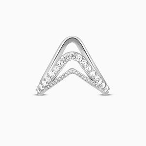 Anillo brillante de plata 925 para fiesta, anillo de oficina diario, joyería elegante para mujer, anillo moderno de moda para uso diario, joyería - Product Image 3