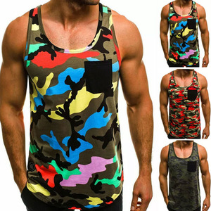 Débardeur de gymnastique pour hommes de qualité supérieure 100% coton séchage rapide couleur personnalisée taille et Style grande taille vêtements d'entraînement de Fitness d'été - Product Image 4