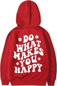 Vêtements de rue mode hiver avant haute qualité sérigraphie sweats à capuche personnalisés bouffée unisexe tirer sur coton polaire sweat à capuche personnalisé - Product Image 2