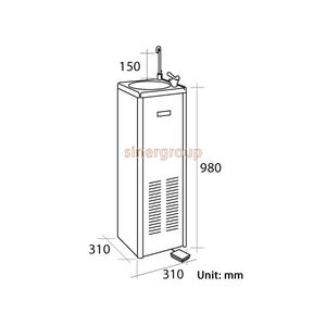 Refresca ®   P 260 STC ®   Enfriador de agua independiente de 1 salida para agua fría 27~74lt./h. - Product Image 2