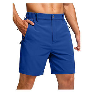 Pantalones cortos ligeros personalizados para hombre y pantalones cortos de secado rápido, pantalones cortos informales de alta calidad con 3 cremalleras - Product Image 4