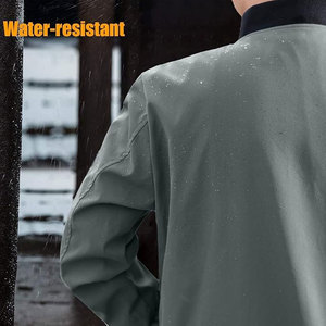 แจ็กเก็ตหนังผู้ชายแบบสตรีทแวร์ให้ความอบอุ่นสำหรับฤดูหนาว - Product Image 5