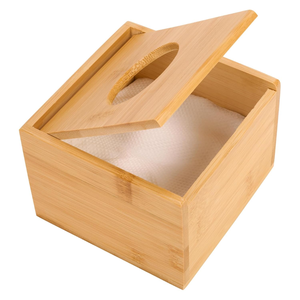Nouvel arrivage Boîte à serviettes élégante artisanale Rangement durable en bois et métal pour la décoration de table de restaurant et de bureau à domicile Incrustation de qualité supérieure - Product Image 5
