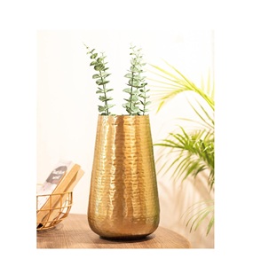 Trending Design Metal Flower Pot <b>Set</b> of 2 Different Size and Shape Flower <b>Vase</b> for Home and Hotel Decorative - Product Image 1