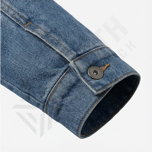 Ensemble veste et pantalon en denim pour homme, style hip-hop, vente chaude, nouvelle arrivée, deux pièces, blazer à col montant, style streetwear réversible - Product Image 6