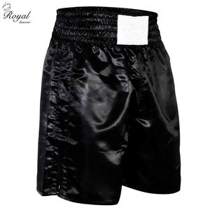 2023 Short de combat avec logo personnalisé Short de boxe de conception unique et simple de haute qualité Nouveau modèle Vêtements de sport OEM pour Muay Thai - Product Image 2