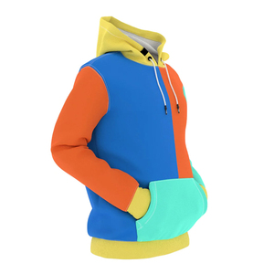 Meilleure qualité hommes bloc sweats à capuche unisexe Streetwear mode de plein air élégant multicolore bloc sweats à capuche conception personnalisée tenue décontracté - Product Image 4