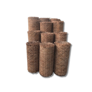 Wholesale Rattan Roll Natural Dark Brown Color Rattan Cane Non-toxic Rattan Webbing made in Vietnam