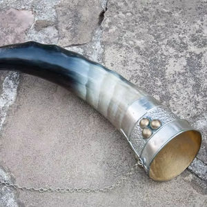 100% ไวกิ้งฮอร์นเป่าควายงานทำมือ - Product Image 3