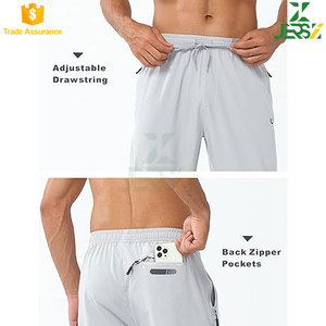 Joggers athlétiques pour hommes Pantalon d'entraînement de course à pied Pantalon de survêtement léger avec poches zippées Respirant Séchage rapide - Product Image 6