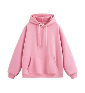 Sweat-shirts et pulls à capuche pour hommes en gros, couleur beige uni, tissu 100% coton, épaules tombantes, coupe ample, pour l'hiver - Product Image 4