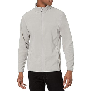 Vestes pour hommes Impression personnalisée à manches longues Veste polaire vierge unie pour hommes Baseball Veste d'hiver - Product Image 1