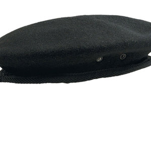 High Quality 100% Cotton <b>Berets</b> From Pakistan Wholesale 100% Woolen Hat Cap with Cap Badge Logo Patch - Product Image 5